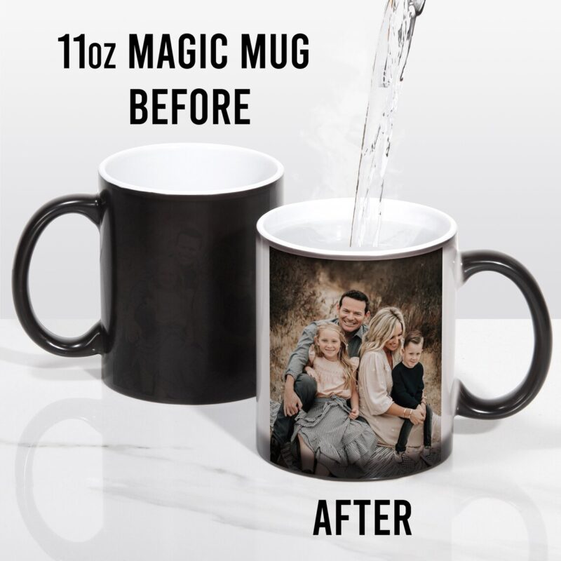 GB-ecart-gbecart-black-magic-mug-for-couple-photo-before-after, Special Day, Mothers Day, Fathers Day, Happy Birthday, Mother, Birthday, Anniversary, Gift, Brother, Sister, GBecart, Wife, Husband, Personalized, Customized, Gbecart, magic mug