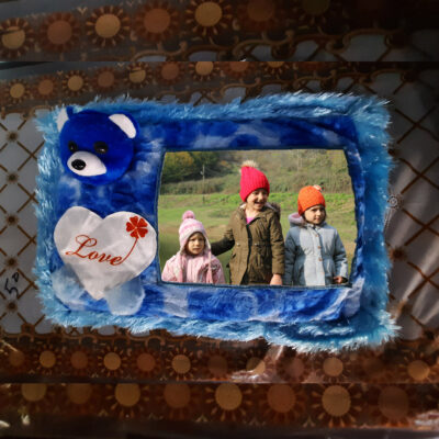 GB eCart, Father, Mother, Birthday, Anniversary, Gift, Brother, Sister, GBecart, Wife, Husband, Personalized, Customized, Square Shape Magic Cushion, Teddy Cushion, Heart Shape Cushion, Yellow Blue, Pink, Red, Brown Color