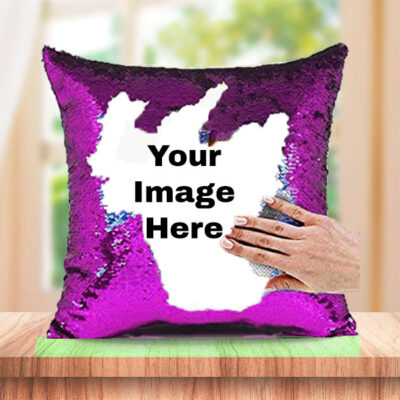 GB eCart, Father, Mother, Birthday, Anniversary, Gift, Brother, Sister, GBecart, Wife, Husband, Personalized, Customized, Square Shape Magic Cushion, Teddy Cushion, Heart Shape Cushion, Yellow Blue, Pink, Red, Brown Color