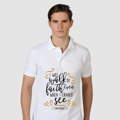 Bible Quote About Faith T-Shirt Personalized Collar ALive Mattee Dotnet T-Shirt
