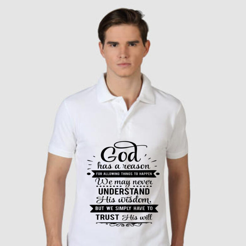 Bible Gods Quote About Trust & Wisdome T-Shirt Personalized Collar ALive Mattee Dotnet T-Shirt