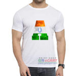 A to Z Letter Print With Tiranga For Men's/Women's Dryfit Polyster Round Neck T-Shirt