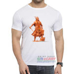 Chhatrapati Shivaji Maharaj Brown Color Dryfit Polyster Round Neck T-Shirt Print