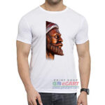 Chhatrapati Shivaji Maharaj Brown Color Head Dryfit Polyster Round Neck T-Shirt Print