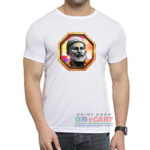 Chhatrapati Shivaji Maharaj Colorful In Octagon Head Dryfit Polyster Round Neck T-Shirt Print