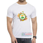 Top India Culture with Tiranga Dryfit Polyster Round Neck T-Shirt Print