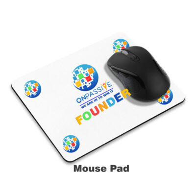 Onpassive-logo-print-on-mouse-pad-gb-ecart onpassive logo print on mouse pad