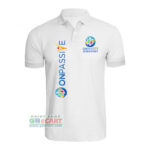 Front Verticle Onpassive Logo Print On Collar ALive Mattee Dotnet T-Shirt