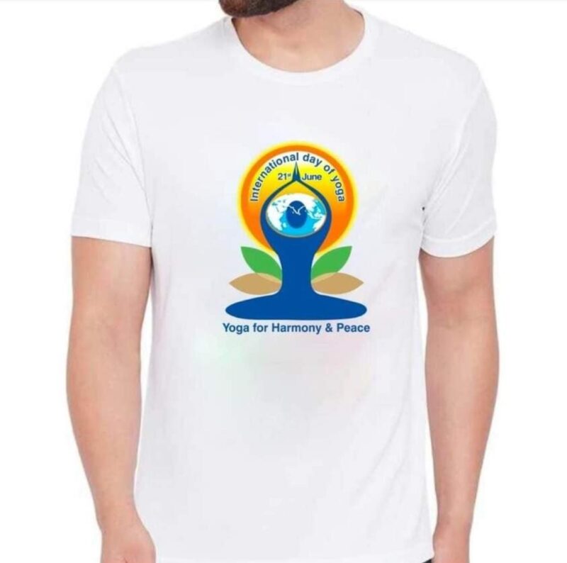 International Yoga Day Print T-Shirt