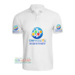 Front Full Onpassive Logo Back O-connect Print On Collar T-Shirt