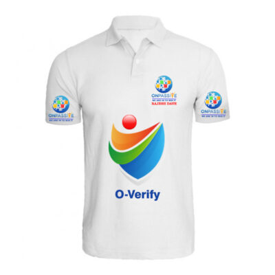 O-Verify Onpassive Logo O-connect Print On Collar T-Shirt