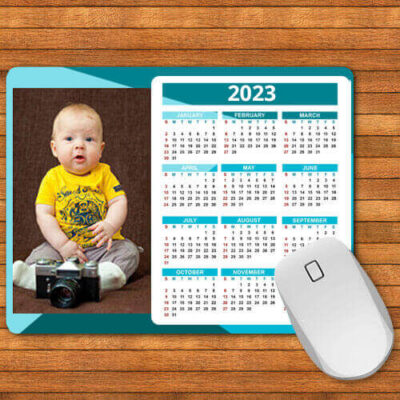 Photo Printed 2025 Calender Mouse Pad For PC/Laptop