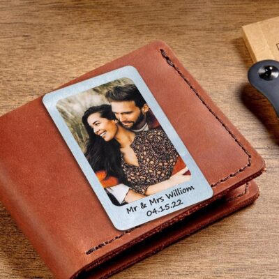 Photo Printed Wallet Card For Mens Womens