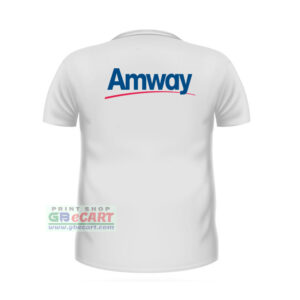 Color Amway Logo White Matty Dotnet T-Shirt