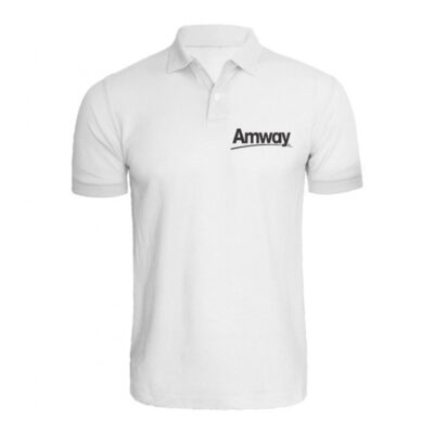 Amway White Matty Dotnet T-Shirt