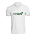 Green Logo Herbalife Nutrition Printed White Matty Dotnet T-Shirt