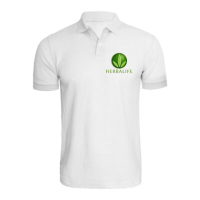 New Herbalife Nutrition Printed White Matty Dotnet T-Shirt
