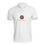 Front Center Pi Block-Chain White Matty Dotnet T-Shirt