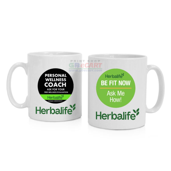 Herbalife Nutrition Health Coach White Color Ceramic Mug